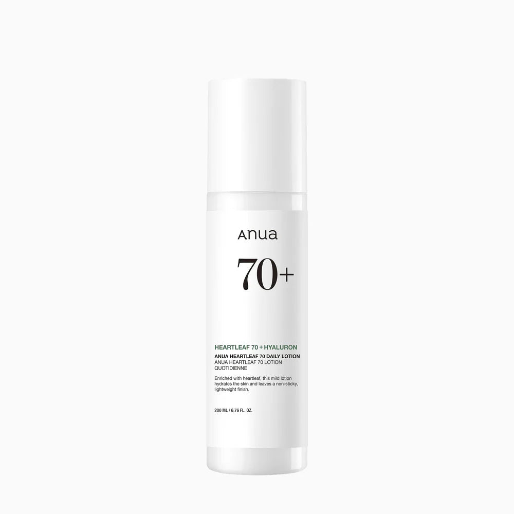 Anua Heartleaf 70 Daily Lotion 200ml — hero pump bottle white background