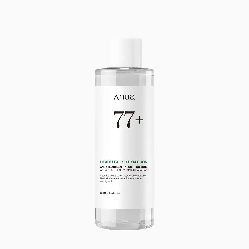 Anua Heartleaf 77+ Soothing Toner 250ml — hero product shot white background