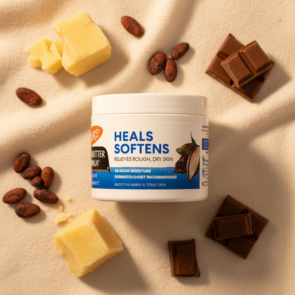 Palmer's Cocoa Butter - Flat lay cacao