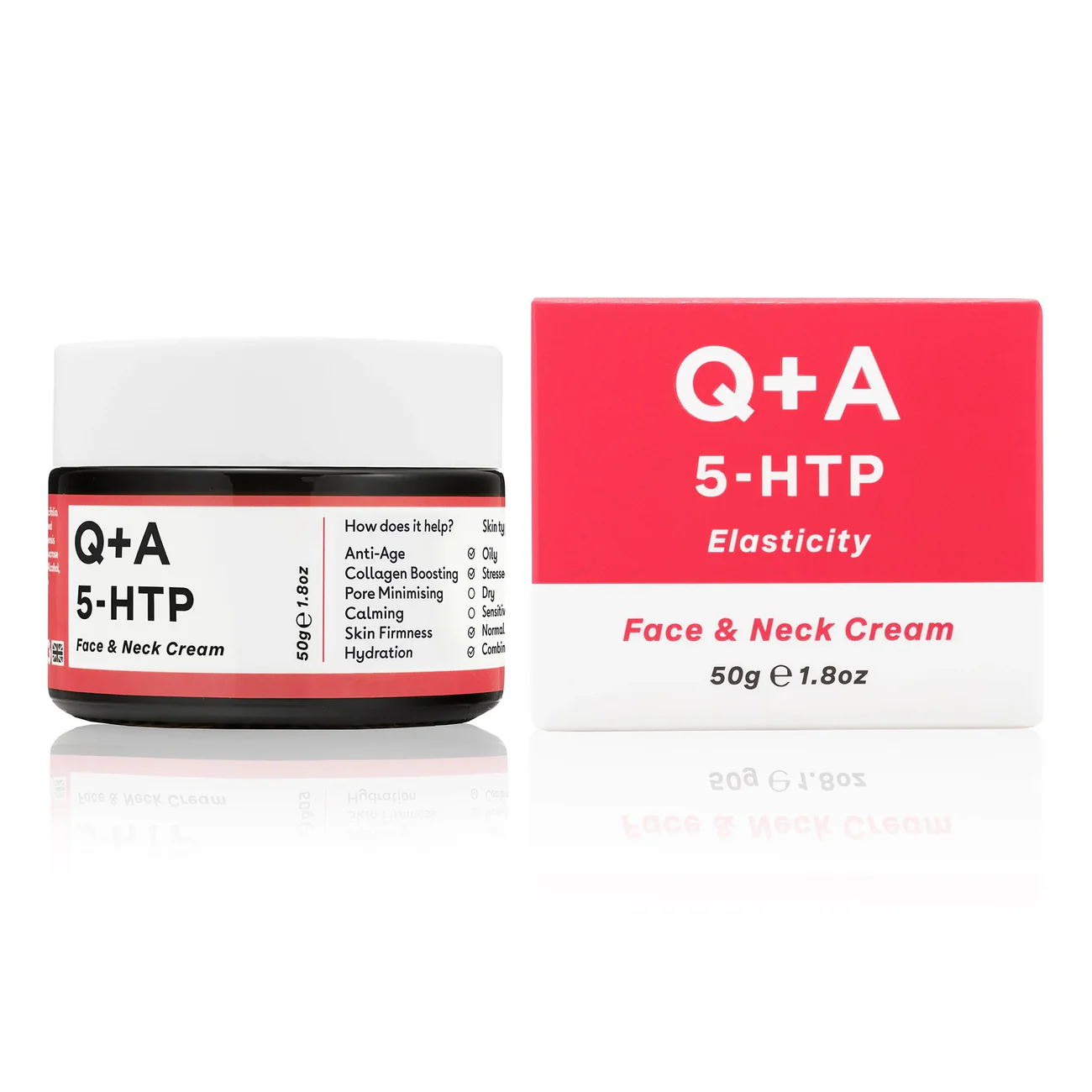 Q+A 5-HTP Face & Neck Cream — Elasticity