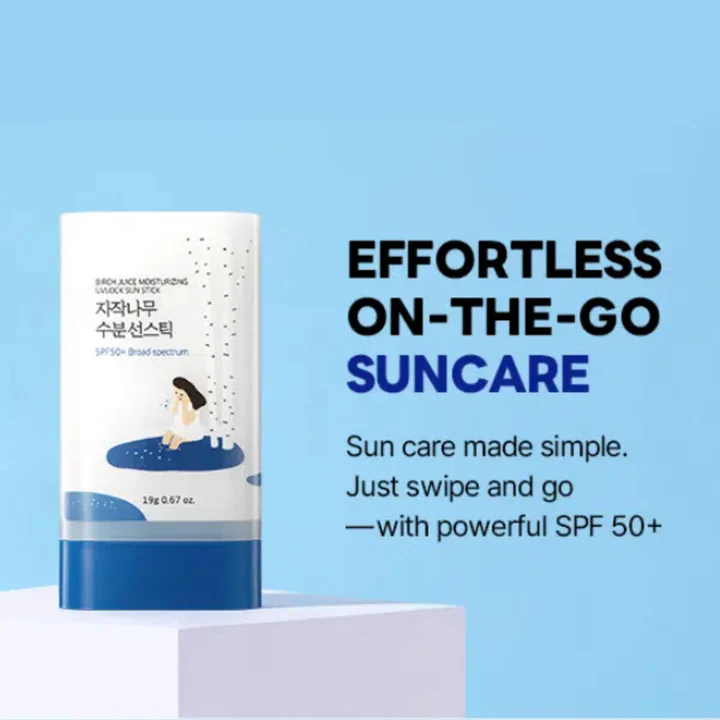 Round Lab Birch Juice Moisturizing Sun Stick SPF 50+ PA++++ — 19g