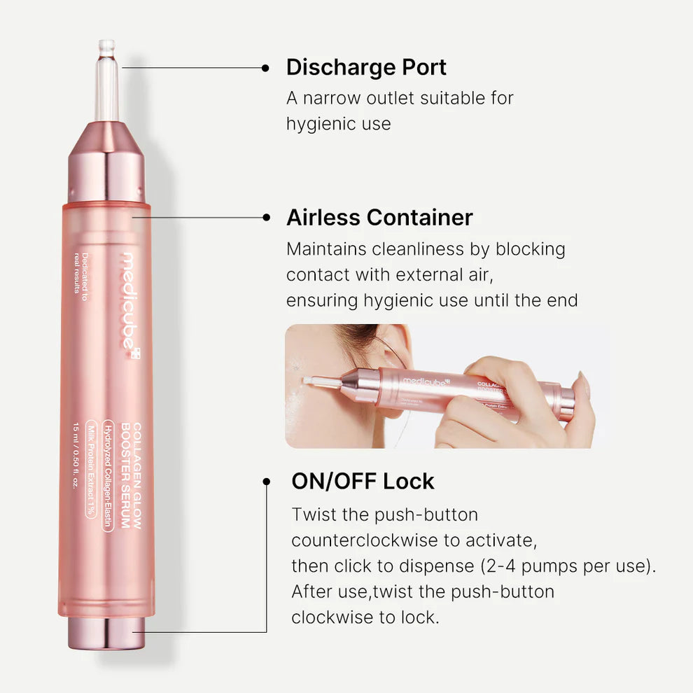 Medicube+ Collagen Glow Booster Milk Serum lifestyle