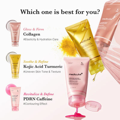 Medicube+ Collagen Night Wrapping Mask - product texture close-up