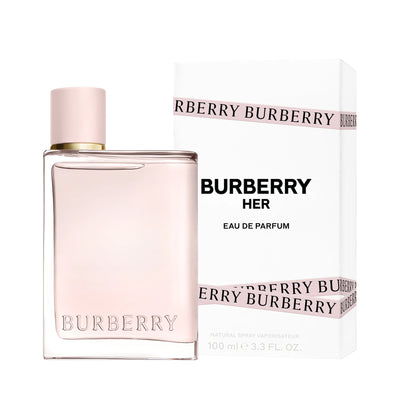 Burberry Her Eau de Parfum 100ml - white box packaging front