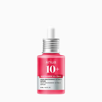 Anua Niacinamide 10+ TXA 4 Dark Spot Correcting Serum red bottle - hero shot