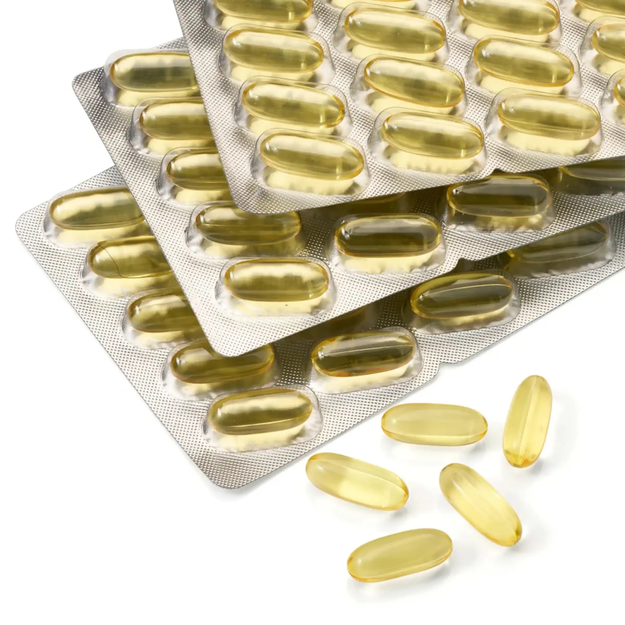 Mivolis Omega-3 1000 — capsules jaunes blister huile de poisson oméga-3