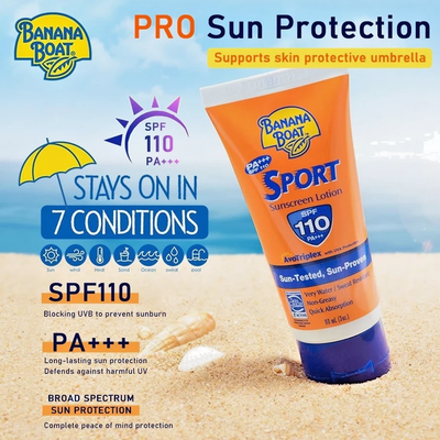 Banana Boat Sport Sunscreen SPF 110 PA+++ — Water & Sweat Resistant 90ml