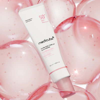 Medicube PDRN Pink Tone Up Sun Cream SPF 50+ PA++++ — 50ml
