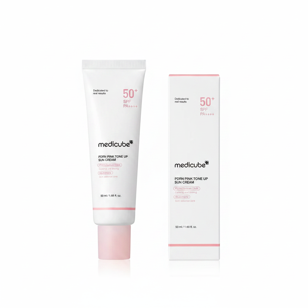 Medicube Pink Tone Up - Tube + Packaging
