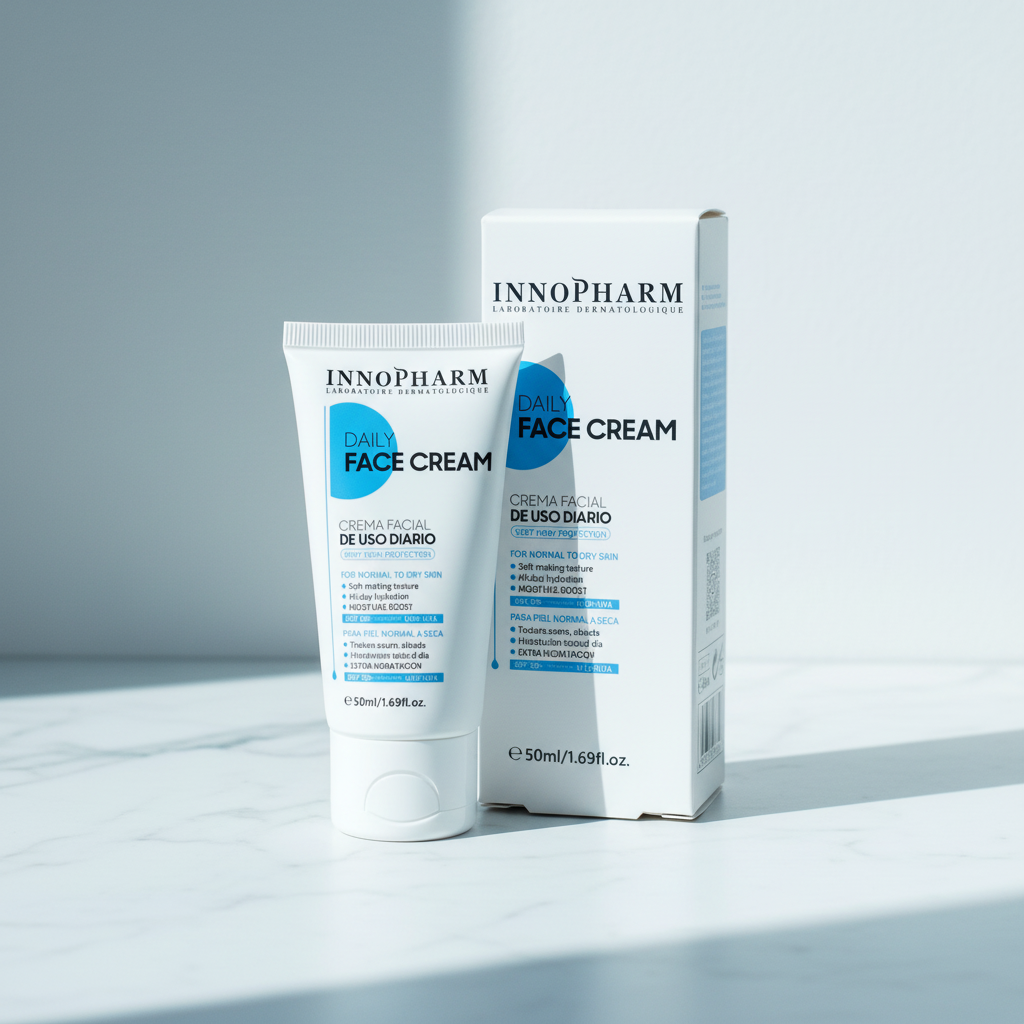 InnoPHARM Daily Face Cream SPF 50+ - Marbre épuré