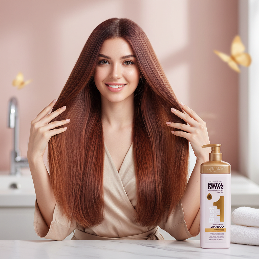 Armame Metal Detox Shampoo - Lifestyle silky clean hair