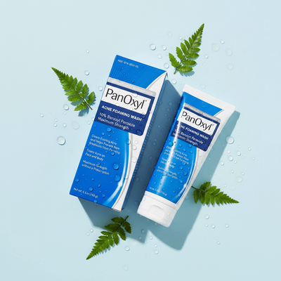 PanOxyl Foaming Wash - Flat lay frais