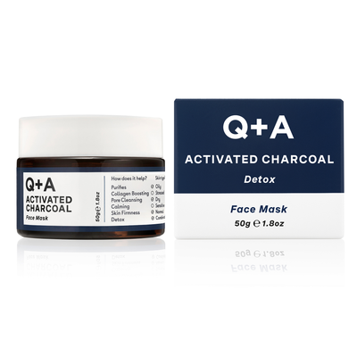 Q+A Activated Charcoal Face Mask — Detox