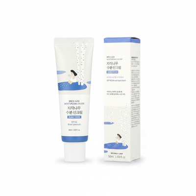 Round Lab Birch Juice Sunscreen - Studio tube and box