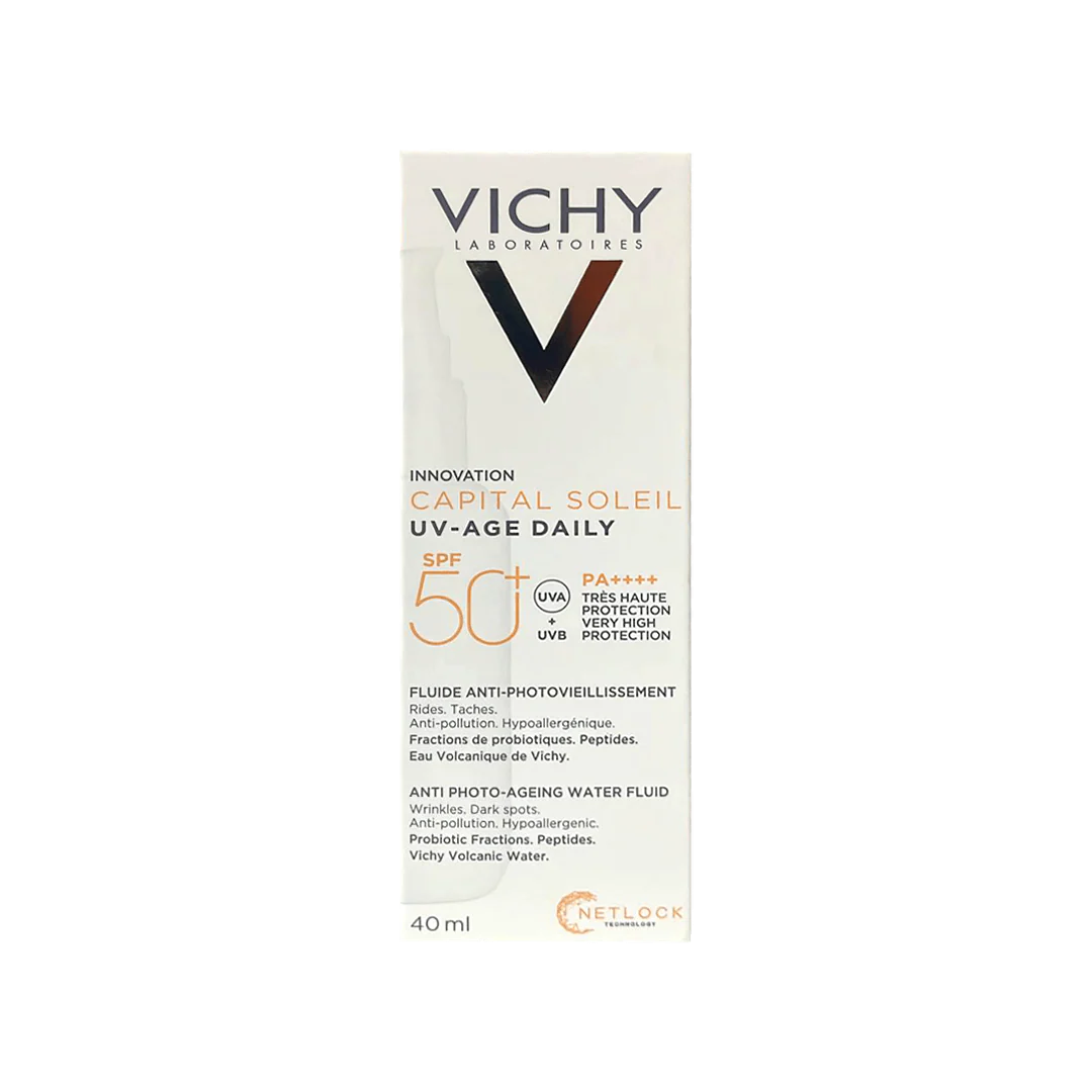 Vichy Capital Soleil UV-Age Daily Anti-Photoageing Water Fluid SPF 50+ PA++++ — 40ml