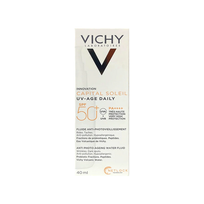 Vichy Capital Soleil UV-Age Daily Anti-Photoageing Water Fluid SPF 50+ PA++++ — 40ml