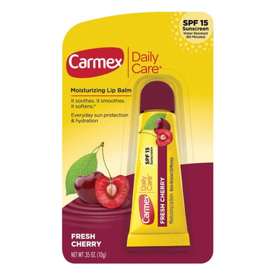 Carmex Daily Care Fresh Cherry — Moisturizing Lip Balm SPF 15