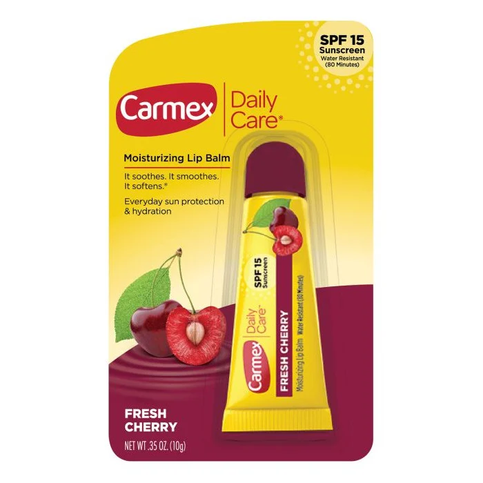 Carmex Daily Care Fresh Cherry — Moisturizing Lip Balm SPF 15